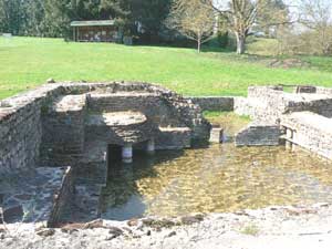 France: Burgundy Lives Up to Its Reputation 6 Roman thermal bath ruins at the archeological site des Fontaines Salees, near St. Pere in Burgundy