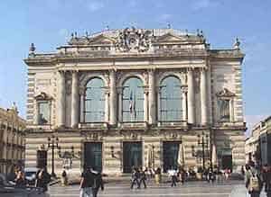 The opera house in Montpellier