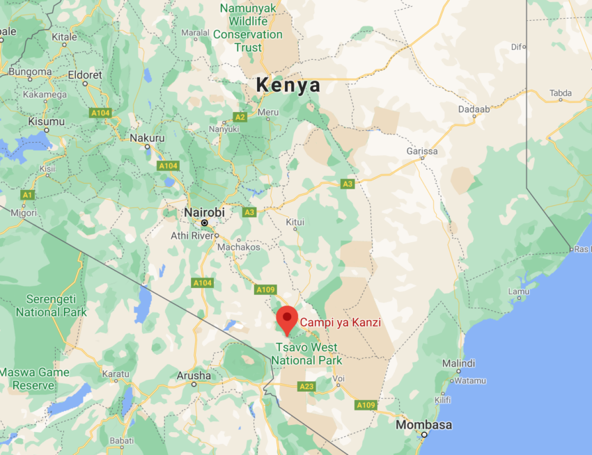 Map of Kenya