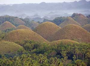 The Visayas: Philippine Adventure 8 There are more than a thousand 'Chocolate Hills' on Bohol.