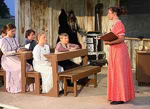 Visit to the Little House on the Prairie 6 A scene from the Laura Ingalls Wilder Pageant held each summer | GoNOMAD Travel