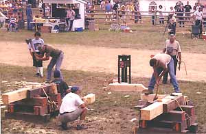 West Tisbury: A Rural Respite on Martha's Vineyard 3 A log splitting demonstration
