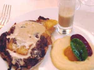 Dinner at Restaurant La Table de St-Crescent