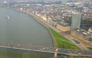 Dusseldor'f Old City from the tower