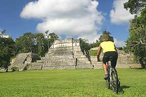 Biking Belize and Guatemala: Temple to Temple 1 The pyramid at Caracol - photos by Matthew Kadey