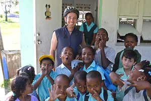 Biking Belize and Guatemala: Temple to Temple 3 The author with friends