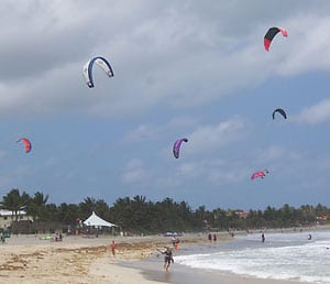 Cabarete: A Dominican Adventure 2 Kiteboarding is the main event on Cabarete's beaches.