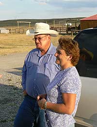 Steve and Alison Skelton, owners of the SK Ranch. 