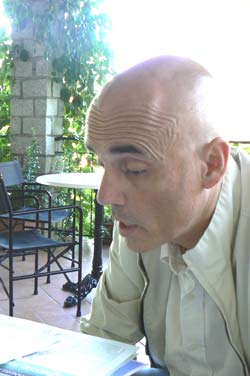 Maurizio Testa, Owner of the Hotel Ilio on Elba. Max Hartshorne photo.