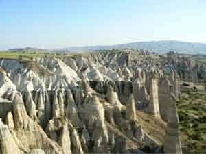Cappadocia's amazing hills. 
