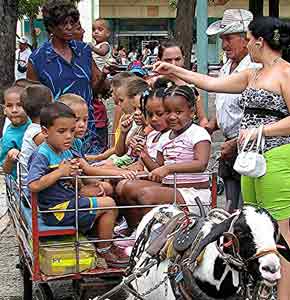 Cuba: Lost in Time, Lost in Space 3 A goat cart ride