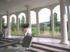 The indoor pool at Le Case