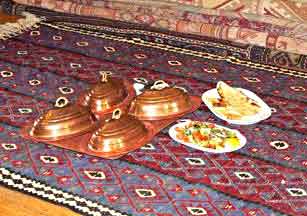 Traditional Turkish lunch