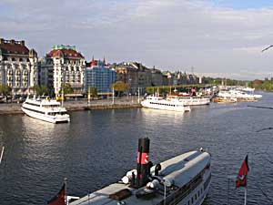 A Railway Tour of Sweden and Finland 6 The waterfront in Stockholm