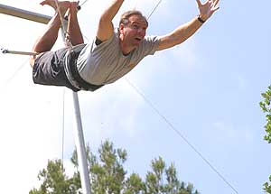 France: Finding Peace on the Spectacular Cote d'Azur 8 Johnny Jet on the flying trapeze