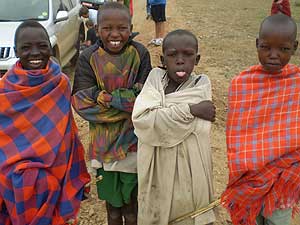 Maasai children