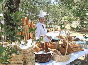 France: Finding Peace on the Spectacular Cote d'Azur 1 Lunch in the olive garden at Opio - photos by Kent E. St. John