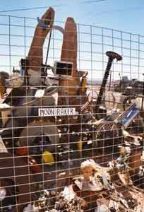 Australia's Coober Pedy: A Gemstone in the Desert 9 A collection of junk art outside of a local shop.