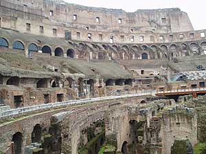 Inside the Colosseum