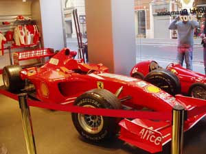 In the Ferrari Store