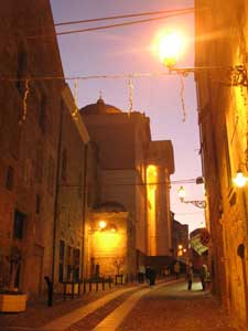 The Old Town in Alghero, Sardinia