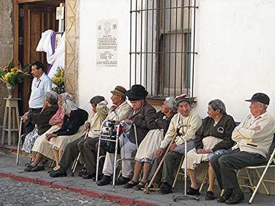 Senior citizens in Antigua