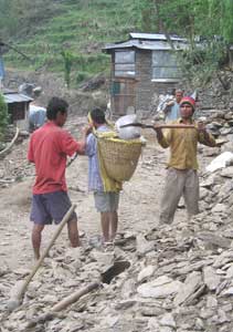 Trekking in Nepal: Change on the Horizon 4 Building the new road