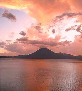 Sunset in Panajachel