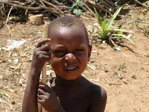 African Wildlife and a Maasai Village in Kenya 7 A young herdsman in Kenya