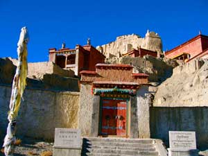 The entrance to Tholing Monastery kingdom of Gu-ge. - photos by Cooper Schraudenbach