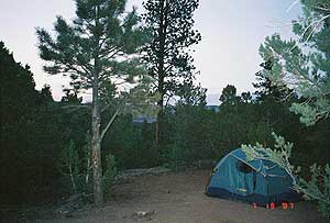 Digging Up The Past in Utah's Flaming Gorge 11 A campground near Flaming Gorge, Utah