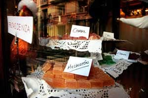 Zaragoza, Spain: Old Meets New 12 A candy store window