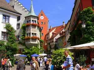 Lake Constance Has 3 Faces 6 A street scene in Meersburg, Germany