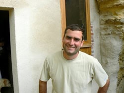 Vincent Careme, maker of fine white and sparkling wines in the Loire Valley.