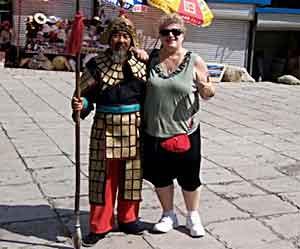 China: What to See and Do in Beijing 12 The author with Genghis Khan
