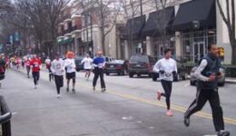 Runners in Greenville, SC.