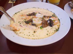 Gorgeous Greenville, South Carolina 1 The Shrimp and Grits at Mary's Cottage in Greenville is a scrumptious treat for brunch.