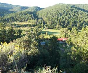 The peaceful Taos Valley