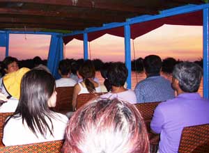Cambodia: The Floating Villages of Chong Khneas 2 The tour boat