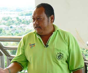 Our guide Ambrose Nalo