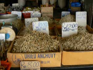 A market in Kuching