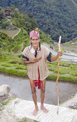 Banaue, Philippines: The Imbayah Festival 15 Ifuago tribesman