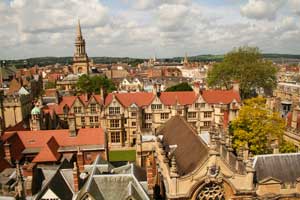 The view from the top of St. Mary's Church - photos by Mridula Dwivedi