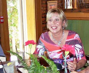 Cynthia Schneider, owner and chef at the Grapevine Cafe and Gallery