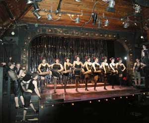 The Kit Kat Boys watch the Kit Kat Girls.