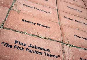 Plas Johnson, the saxophonist on the original Pink Panther theme song, was a native of Donaldson