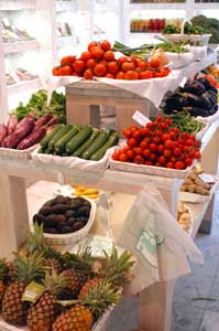 The food gallery at Daylesford Organic 