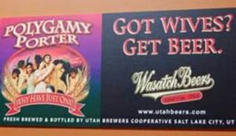 Beer ads in SLC