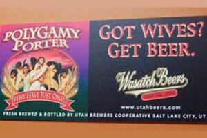 Beer ads in SLC