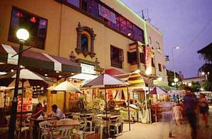 Calle de las Pizza, Lima Peru.